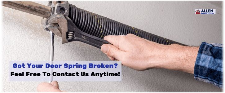 Broken Garage Door Spring Repair Allen, TX