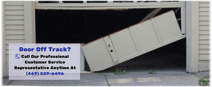 Garage Door Off-Track in Allen, TX